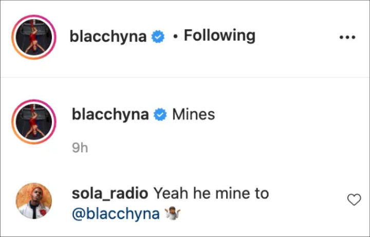 Comments on Blac Chyna's IG Post