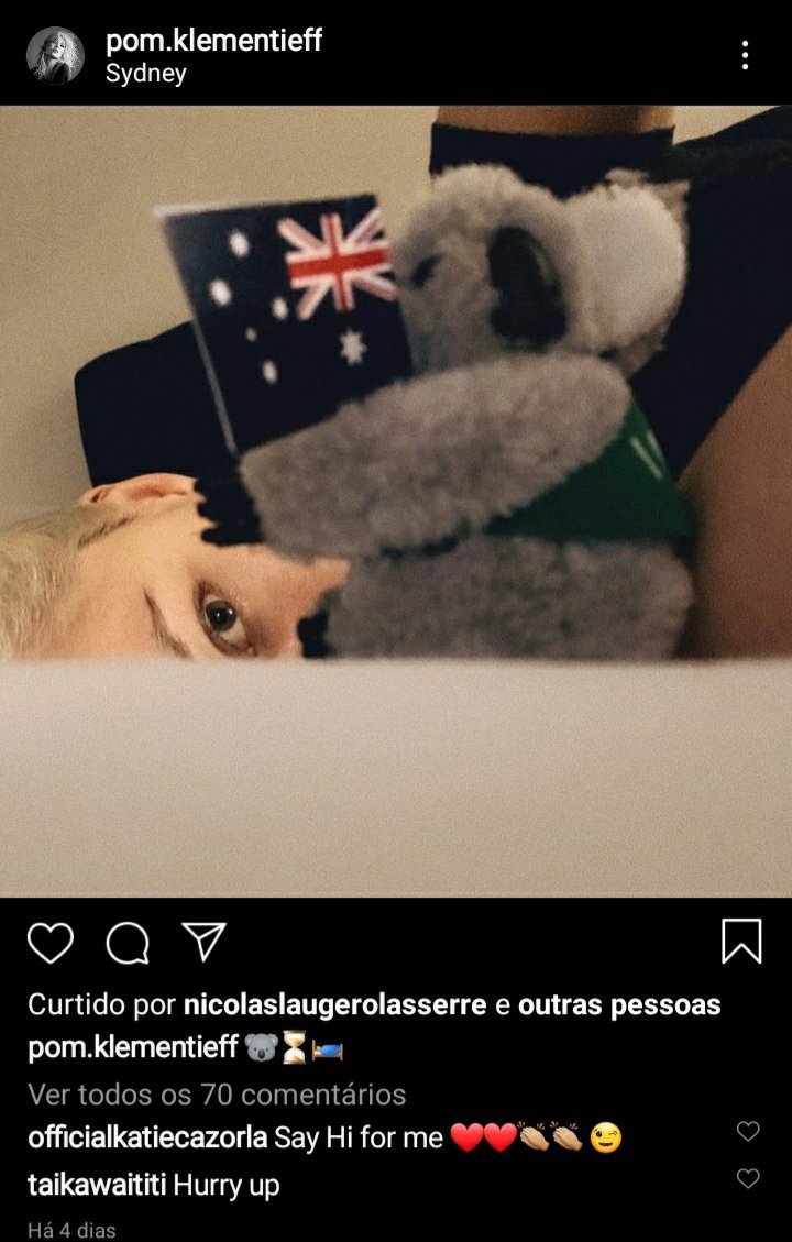 Taika Waititi's Comment on Pom Klementieff's Instagram Post
