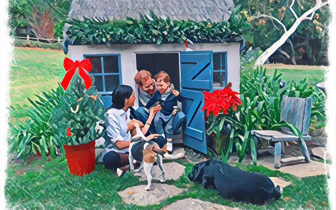 Meghan Markle and Prince Harry's Son Archie Is a Redhead in Family Christmas Card