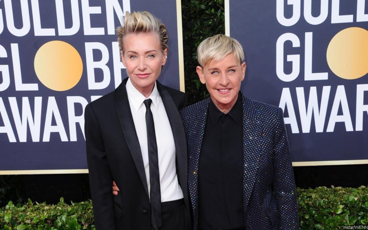 Ellen DeGeneres and Portia de Rossi 