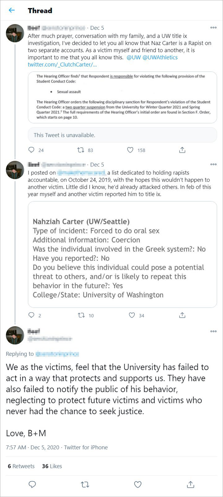 Tweets by Nahziah Carter's Alleged Victim
