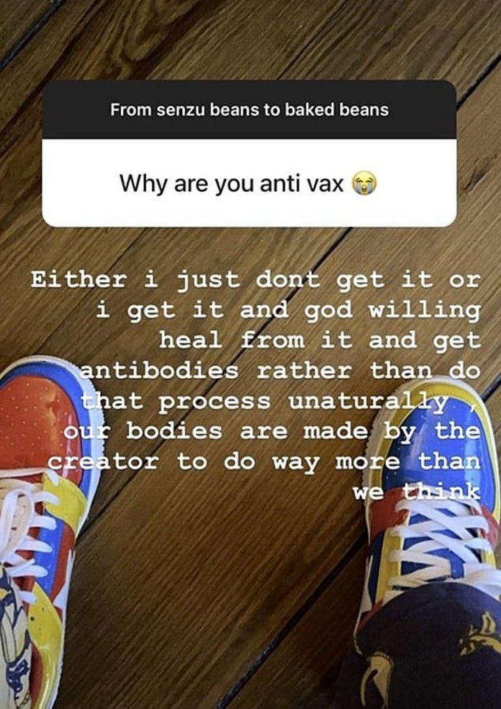 Anwar Hadid explains why he's against Covid-19 vaccine