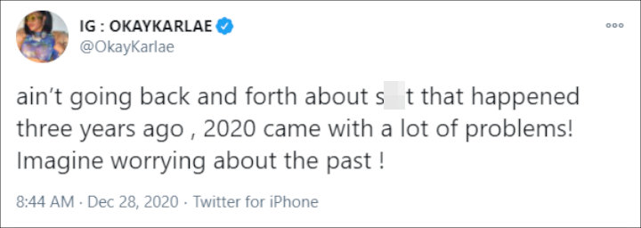 Jerrika Karlae's Tweet