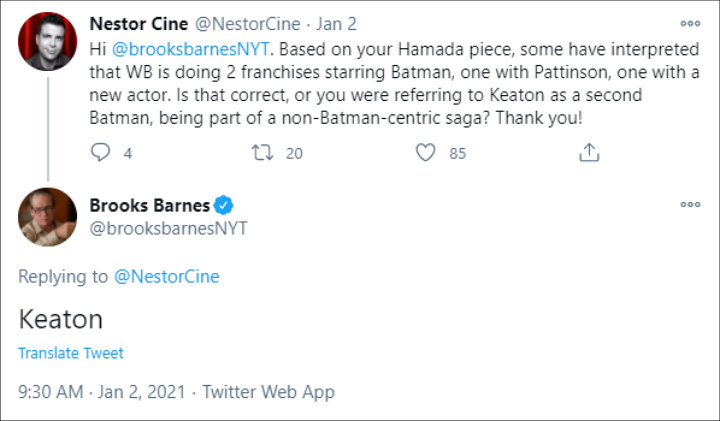 Brooks Barnes' Tweet