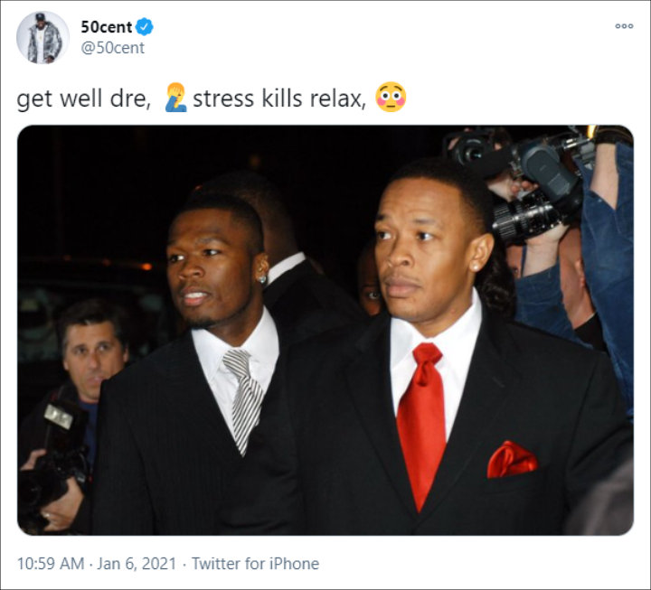 50 Cent's Tweet