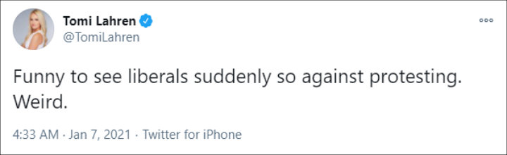 Tomi Lahren's Tweet