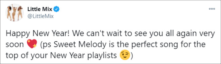 Little Mix's Tweet