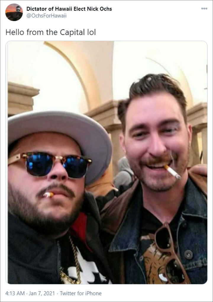 Nicholas Ochs' Tweet