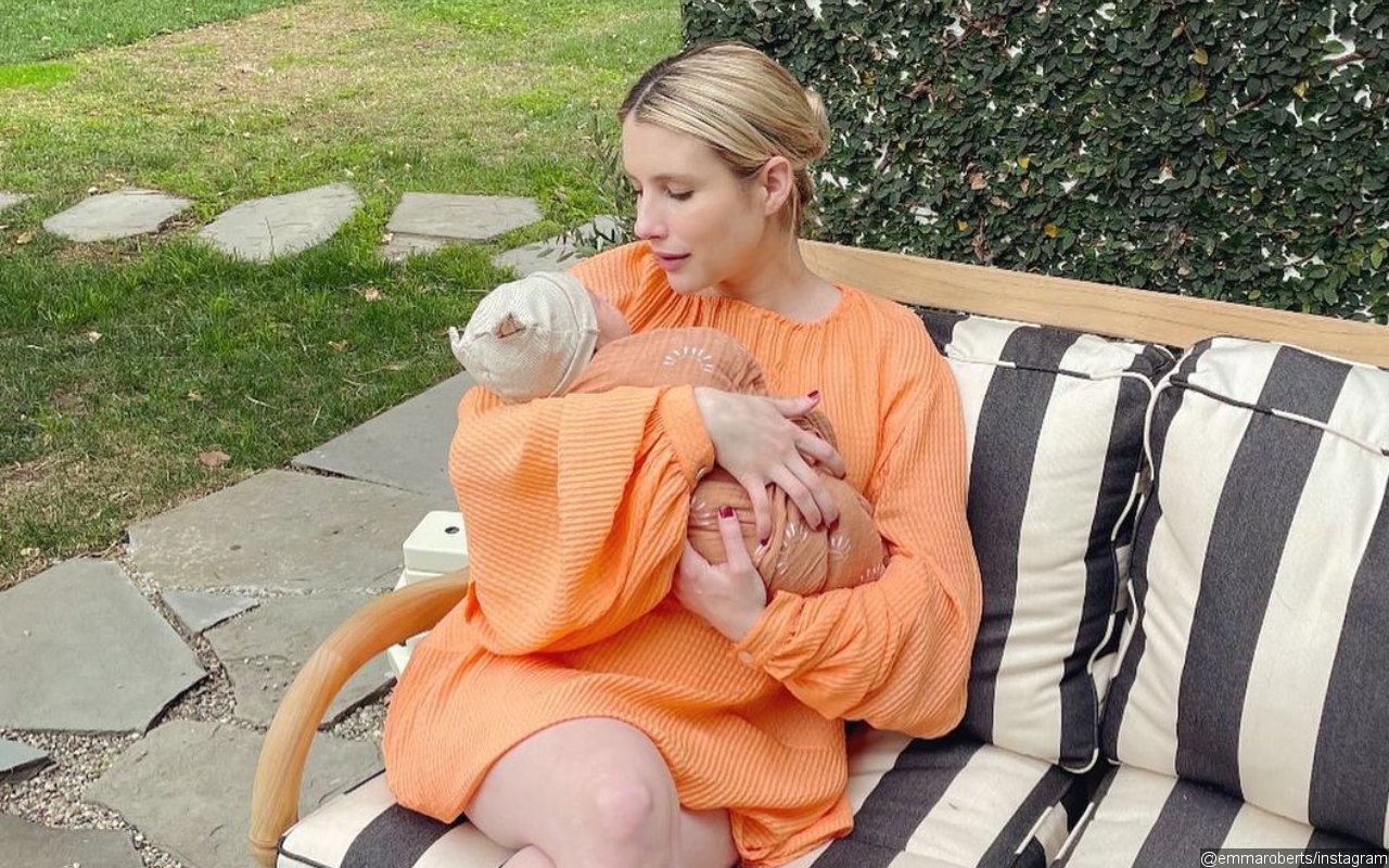 Emma Roberts Shares First Pic of Her and Garrett Hedlund's Newborn Son
