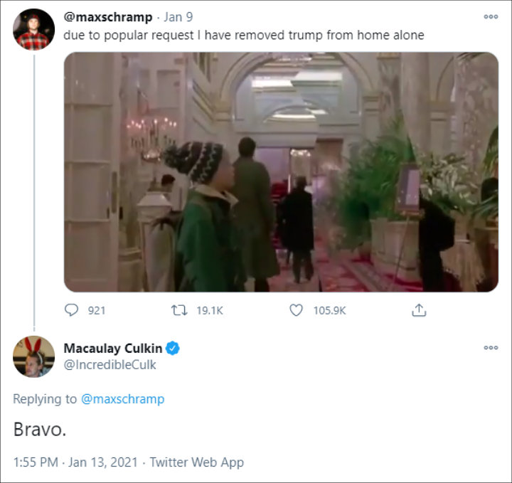 Macaulay Culkin's Tweet
