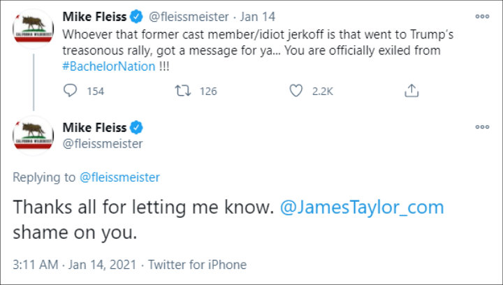 Mike Fleiss' Tweet