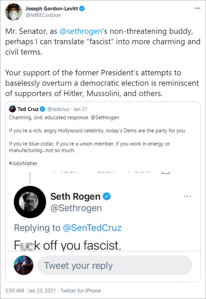 Joseph Gordon-Levitt's Tweet