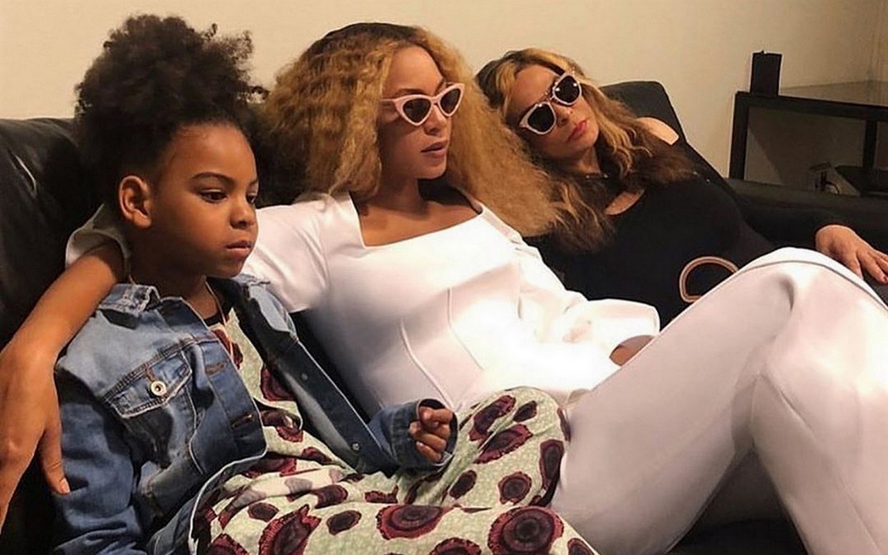 Beyonce's Daughter Blue Ivy Gives Grandma Glamorous Makeover