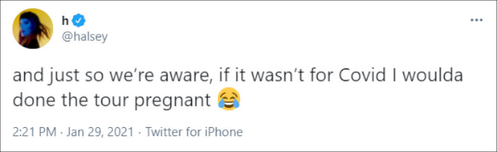 Halsey's Twitter Post 02