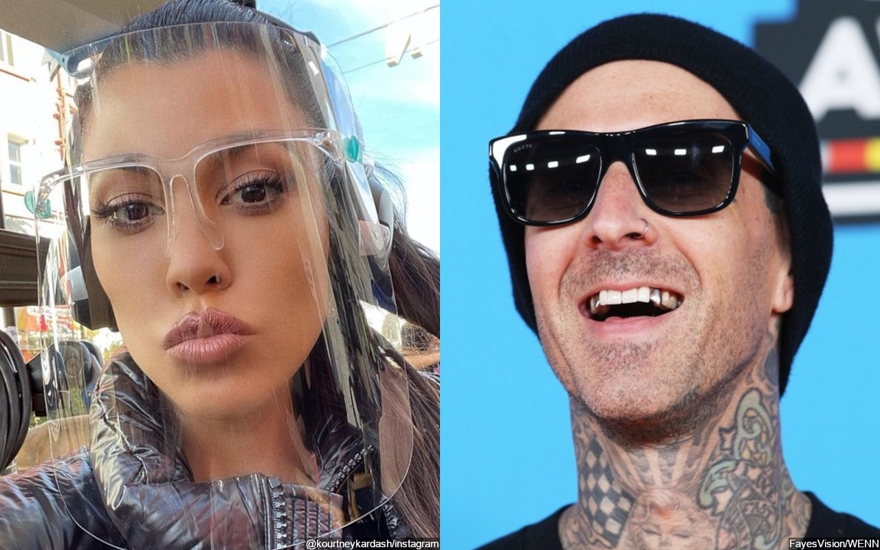 Kourtney Kardashian Admires Boyfriend Travis Barker's Throwback Performance Video