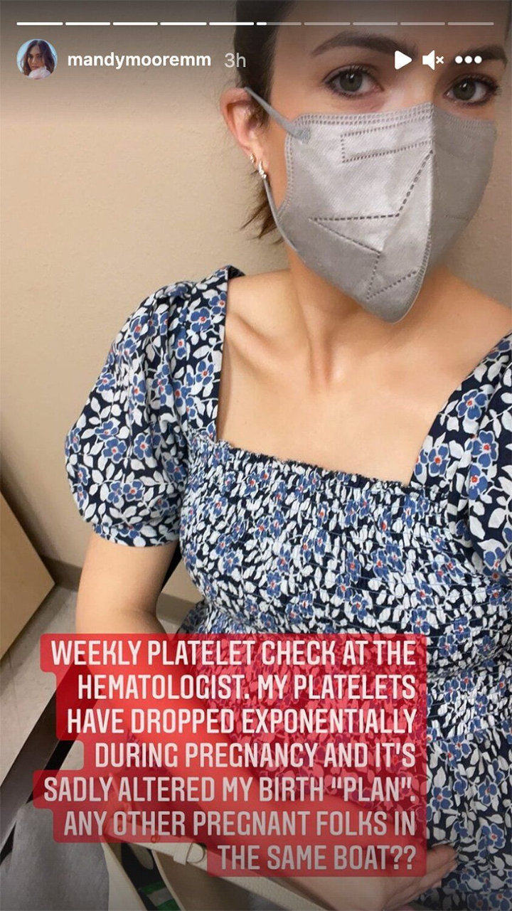 Mandy Moore's IG Story