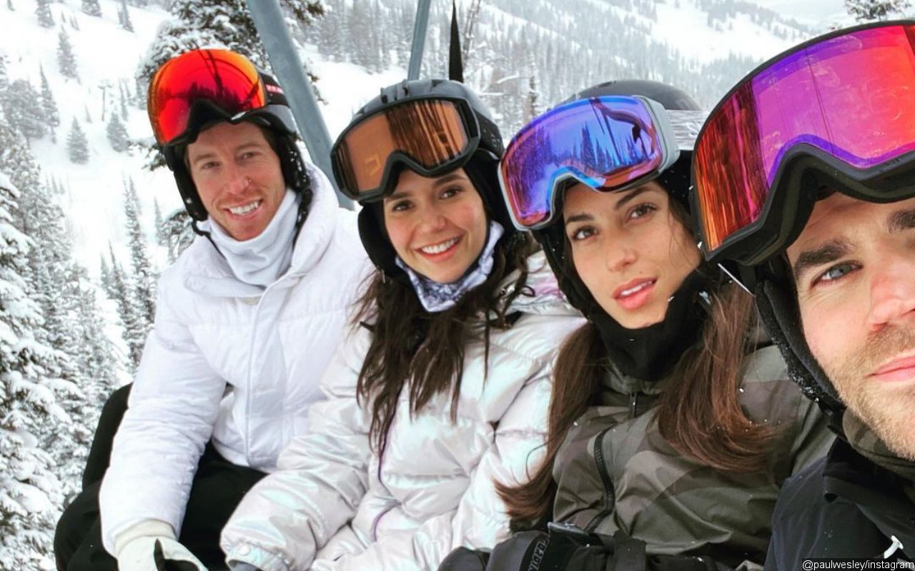 'Vampire Diaries' Alums Nina Dobrev and Paul Wesley Have Snowy Double Date