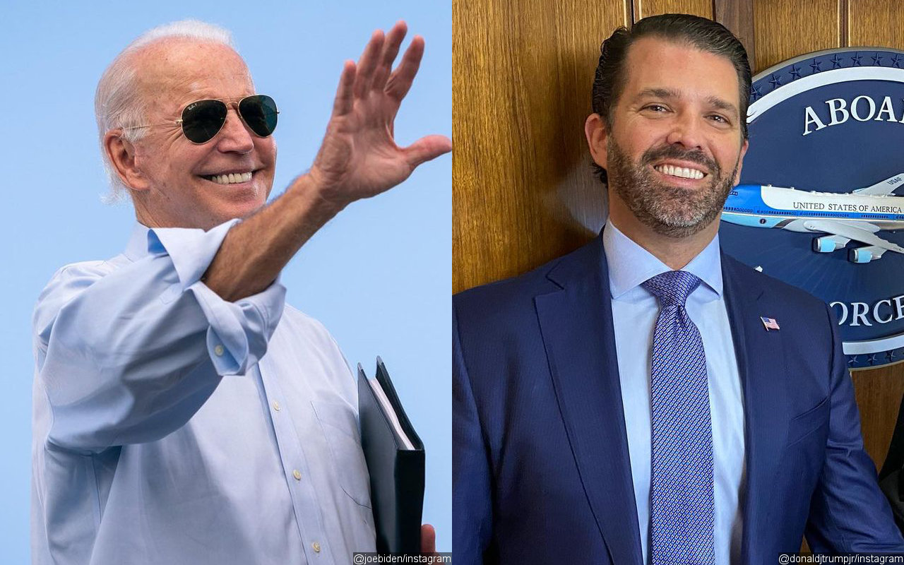 President Biden Blasted as 'Cringey' by Donald Trump Jr. for Flirting With a Nurse