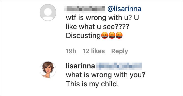 Amelia Hamlin's IG Comment