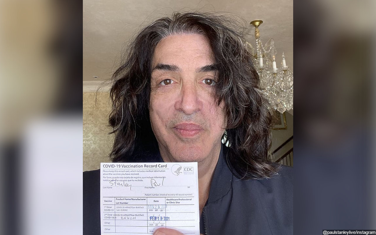 KISS' Paul Stanley 'Grateful' for His Second Dose of COVID-19 Vaccine