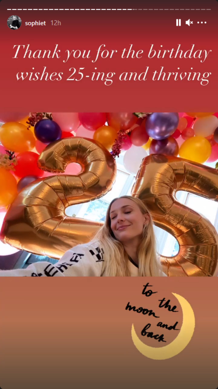 Sophie Turner's IG Story