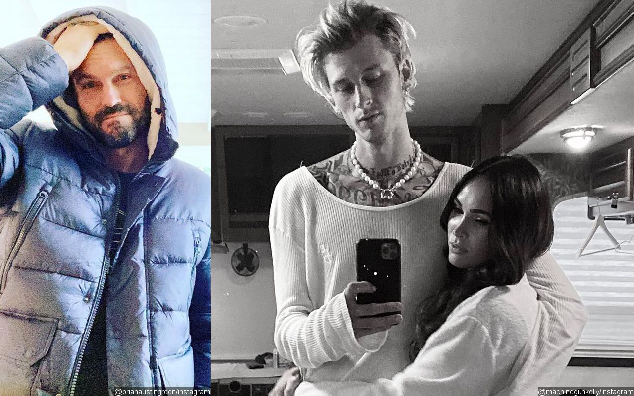 Brian Austin Green Refuses to Comment on MGK's Necklace of Megan Fox's Blood