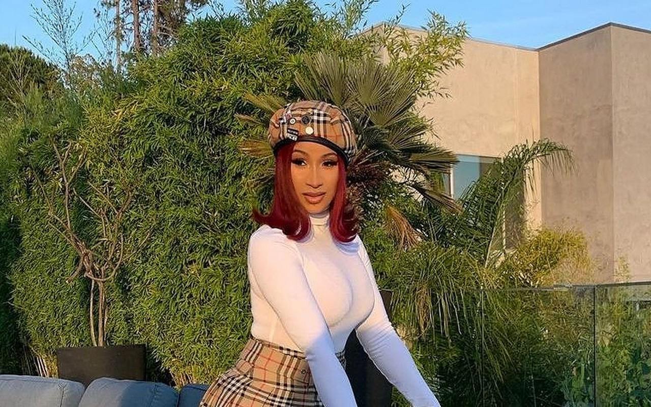 Cardi B Celebrating as She Becomes First Female Rapper to Receive RIAA's Diamond Single