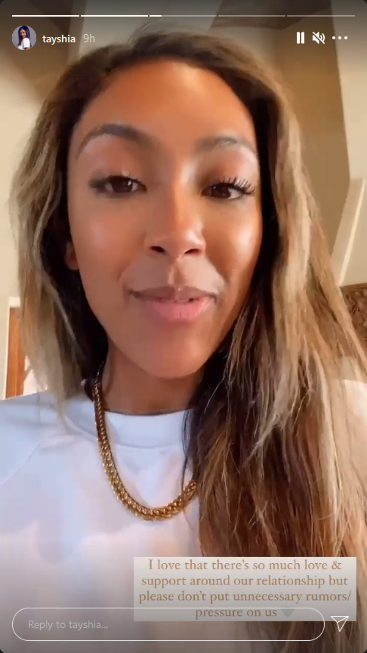 Tayshia Adams's IG Story
