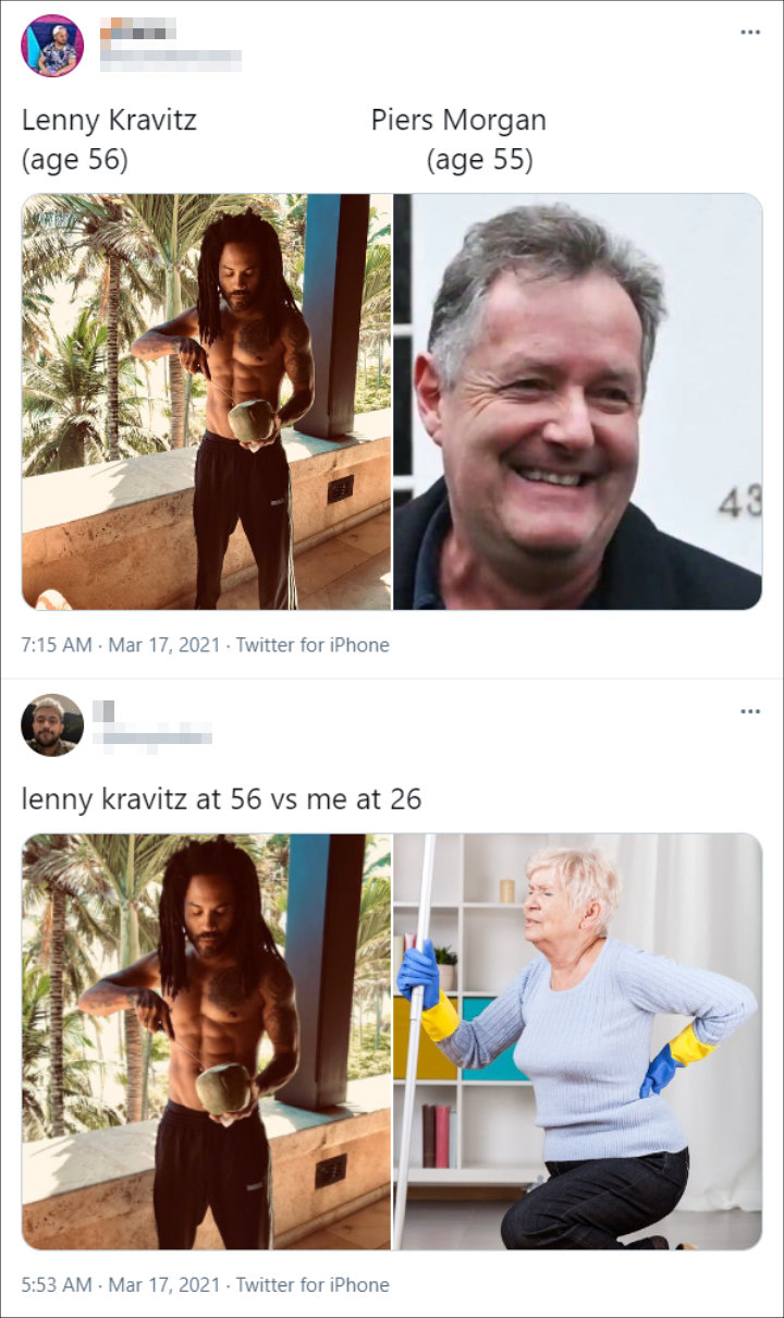 Twitter Users React to Lenny Kravitz's Ripped Physique