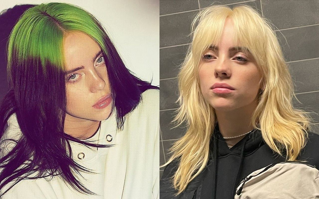 blonde billie eilish hair