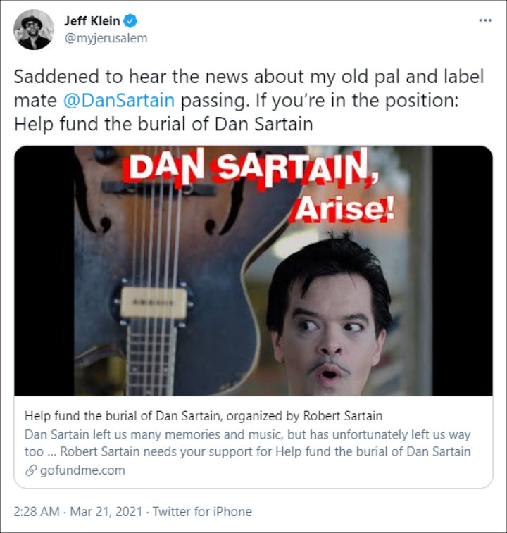 Jeff Klein's Twitter Post