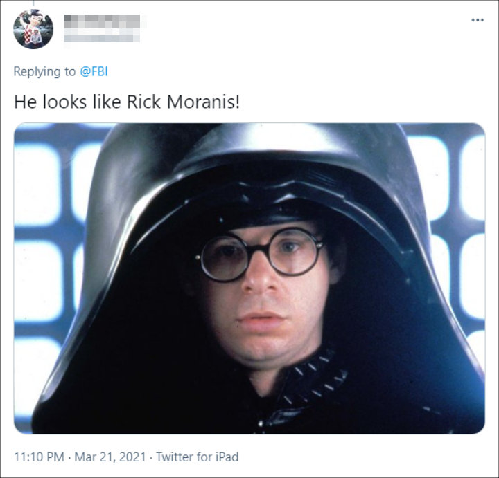 Twitter User's Reaction to FBI's Tweet