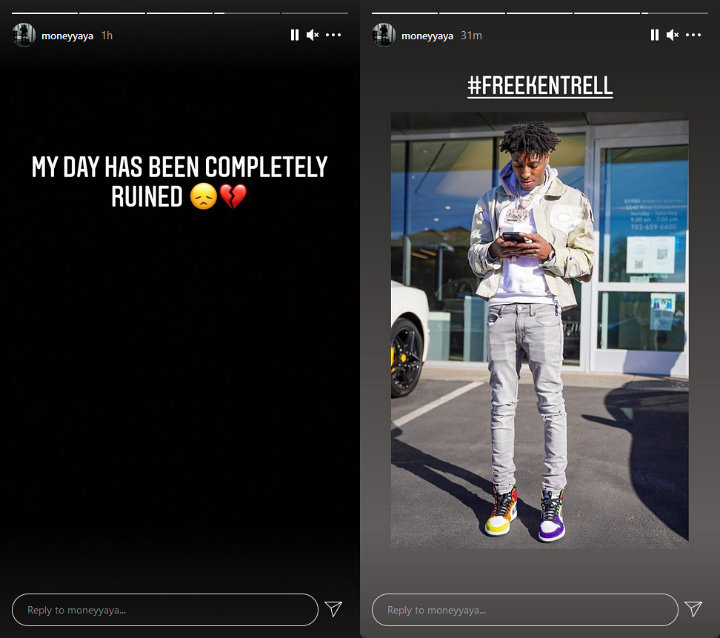 Yaya Mayweather's Instagram Story