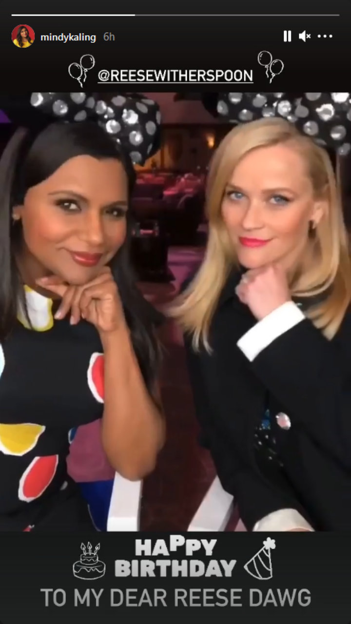 Mindy Kaling's Instagram Story