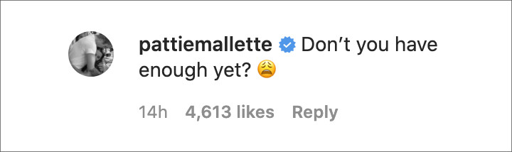 Justin Bieber's IG Comment