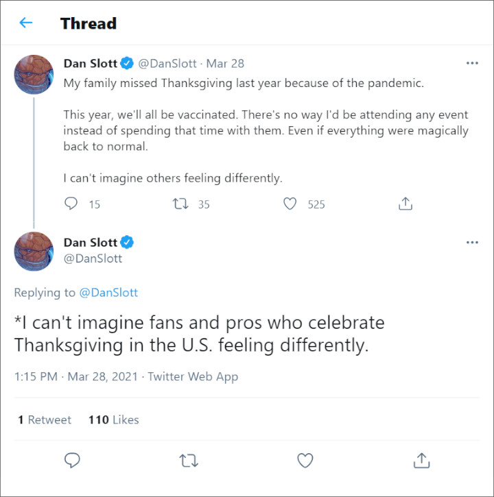 Dan Slott's Tweets
