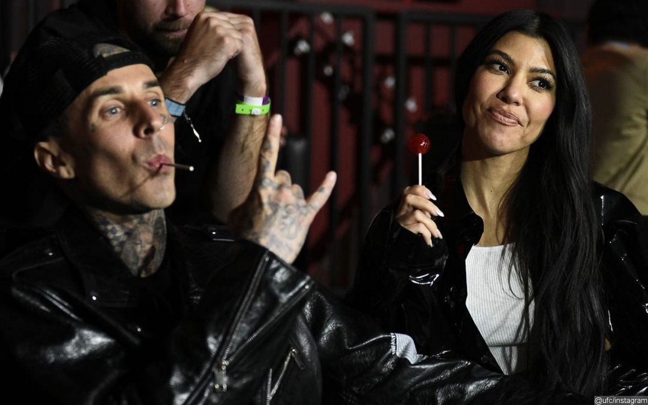 Travis Barker Trolled After Caught Sucking Kourtney Kardashian's Finger During UFC Fight