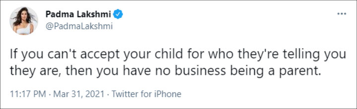 Padma Lakshmi's Twitter
