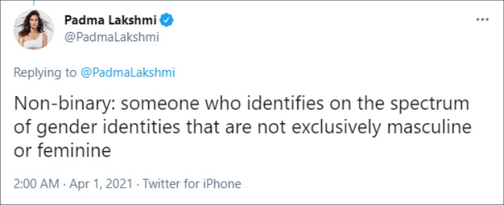 Padma Lakshmi's Twitter