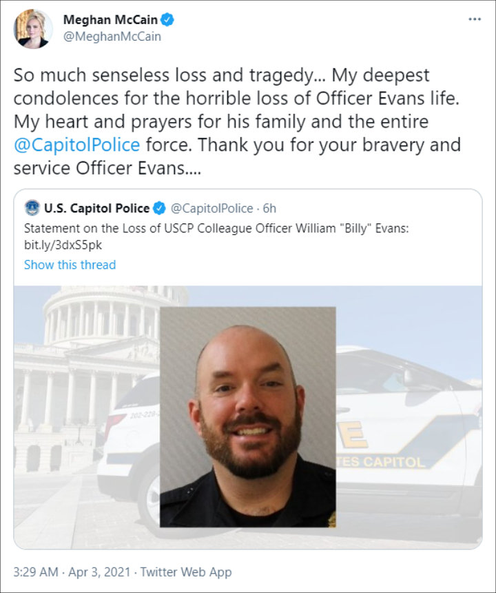 Meghan McCain's Tweet