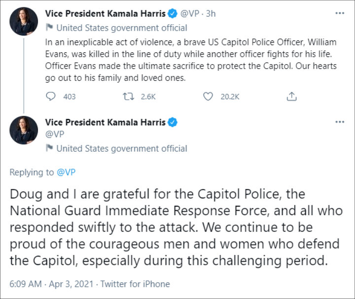 Kamala Harris' Tweet