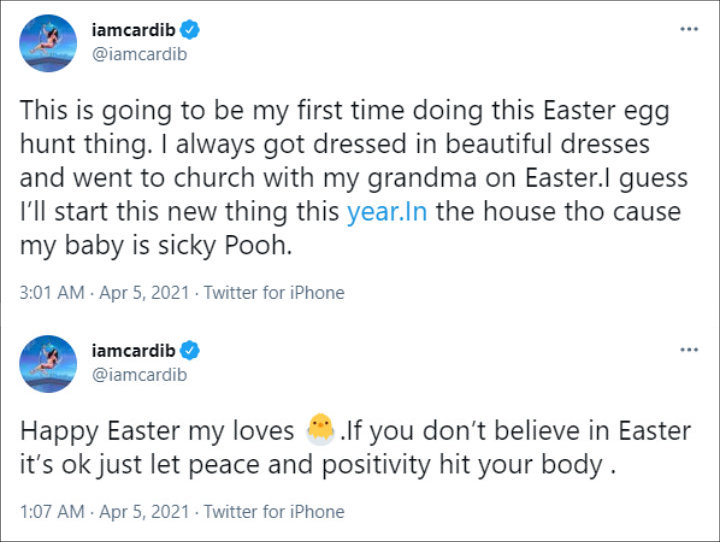 Cardi B's Twitter Posts