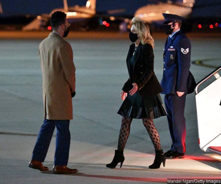 Jill Biden Deplaning Executive One