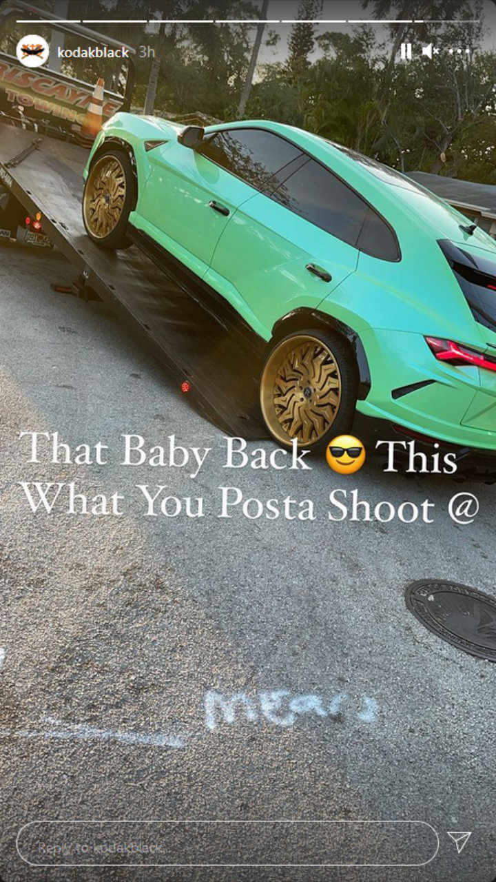Kodak Black's Instagram Story