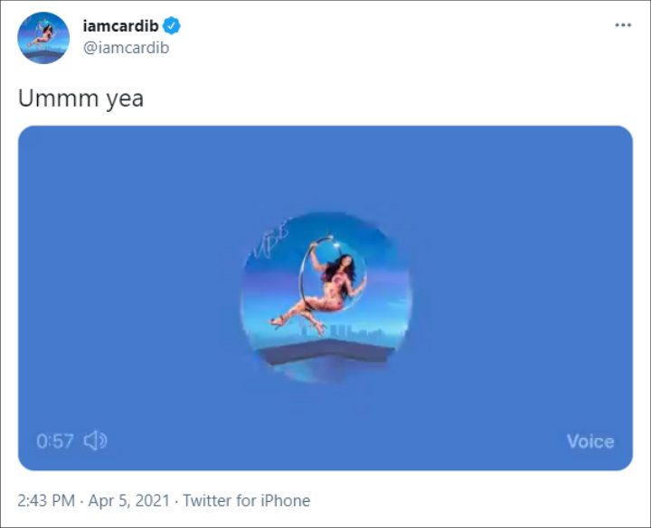 Cardi B's Twitter