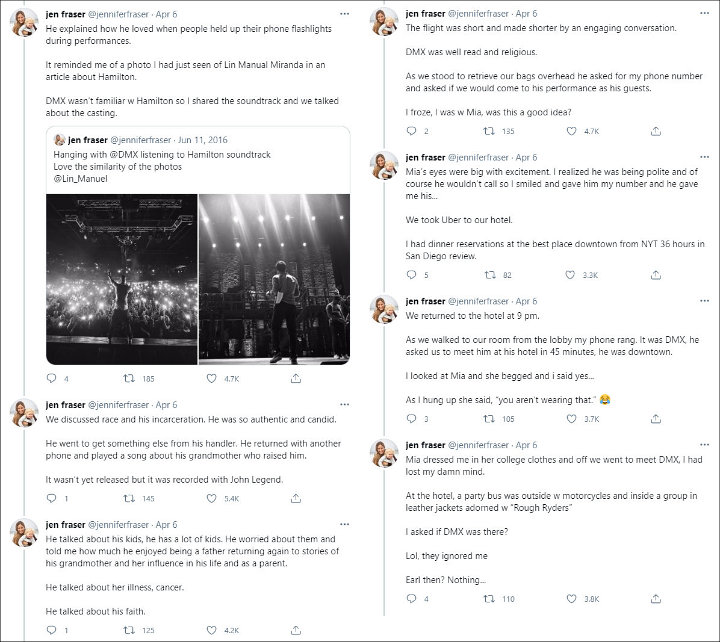 Fan's Thread About DMX Encounter