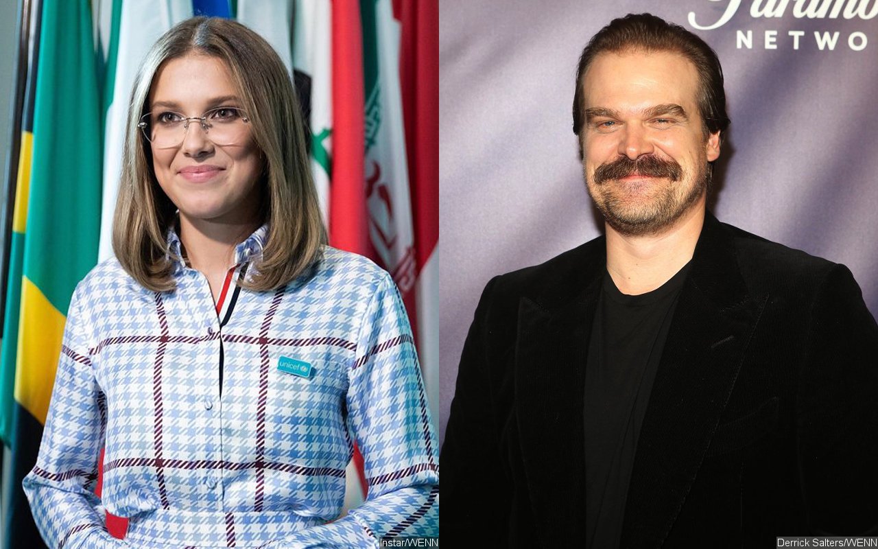 Millie Bobby Brown Scolds 'Stranger Things' Co-Star David Harbour for Spilling Season 4 Spoilers