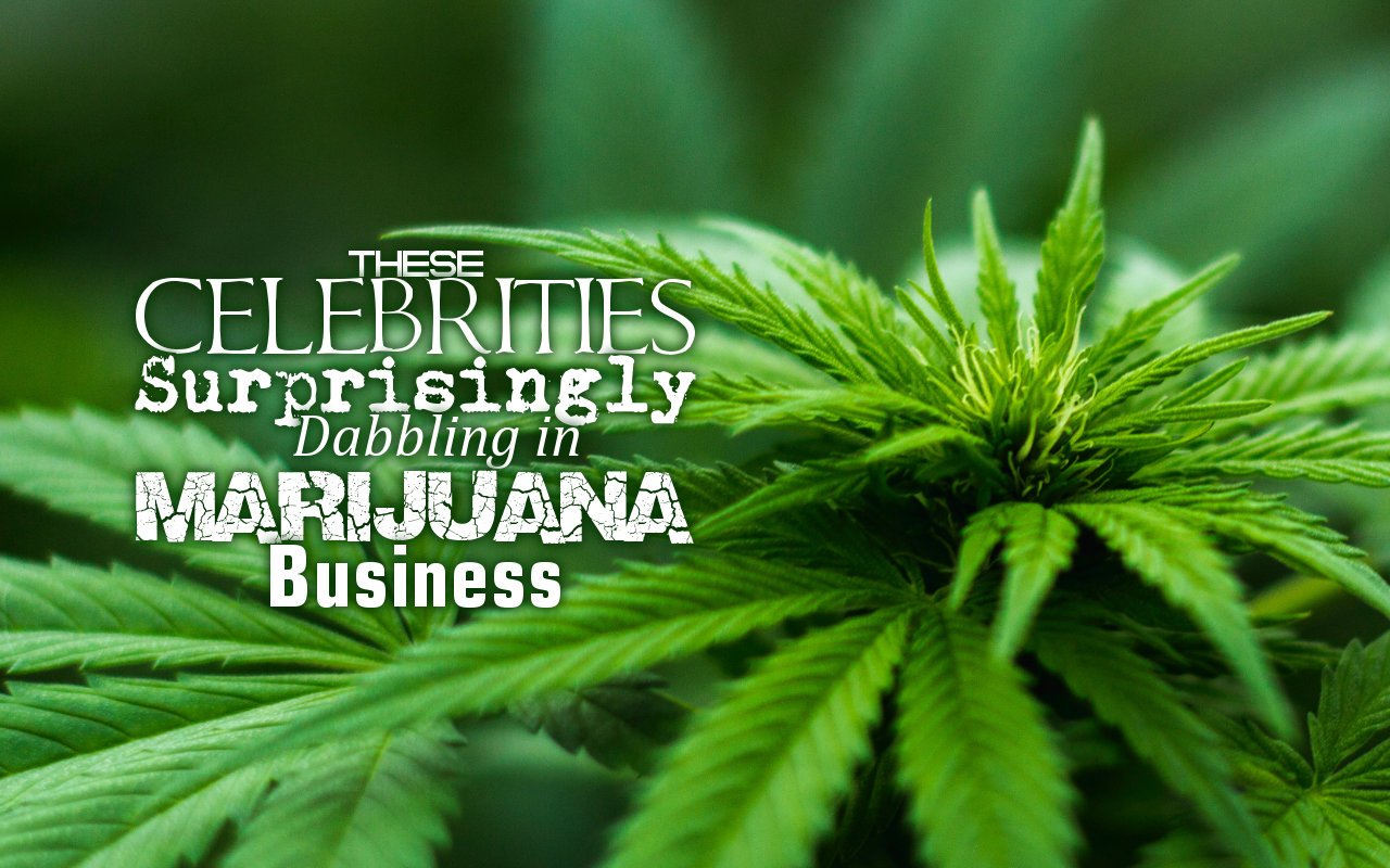 These Celebrities Surprisingly Dabbling in Marijuana Business