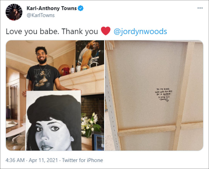 Karl-Anthony Towns' Twitter