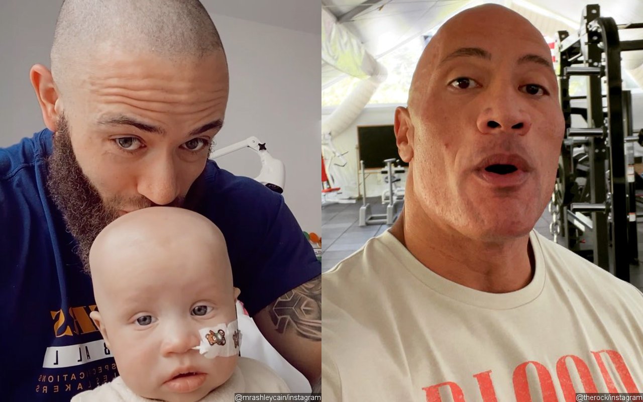 Ashley Cain and Leukemia-Fighter Daughter Get Support From Dwayne Johnson